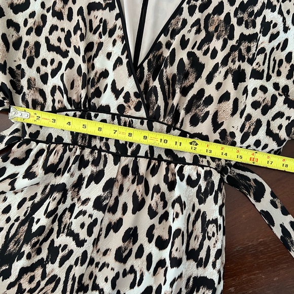 june & hudson leopard print jumper | size S - Picture 7 of 11